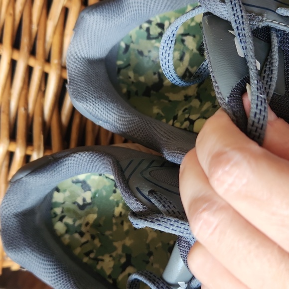 Propet One LT Gray Trainers Ortholite Gym Running Shoes Sneakers Gray sz 11 Wide - Picture 9 of 16